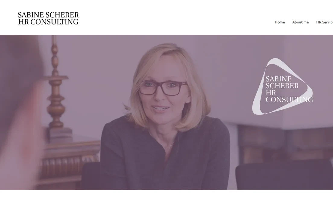 scherer-hr.com vor dem Umbau
